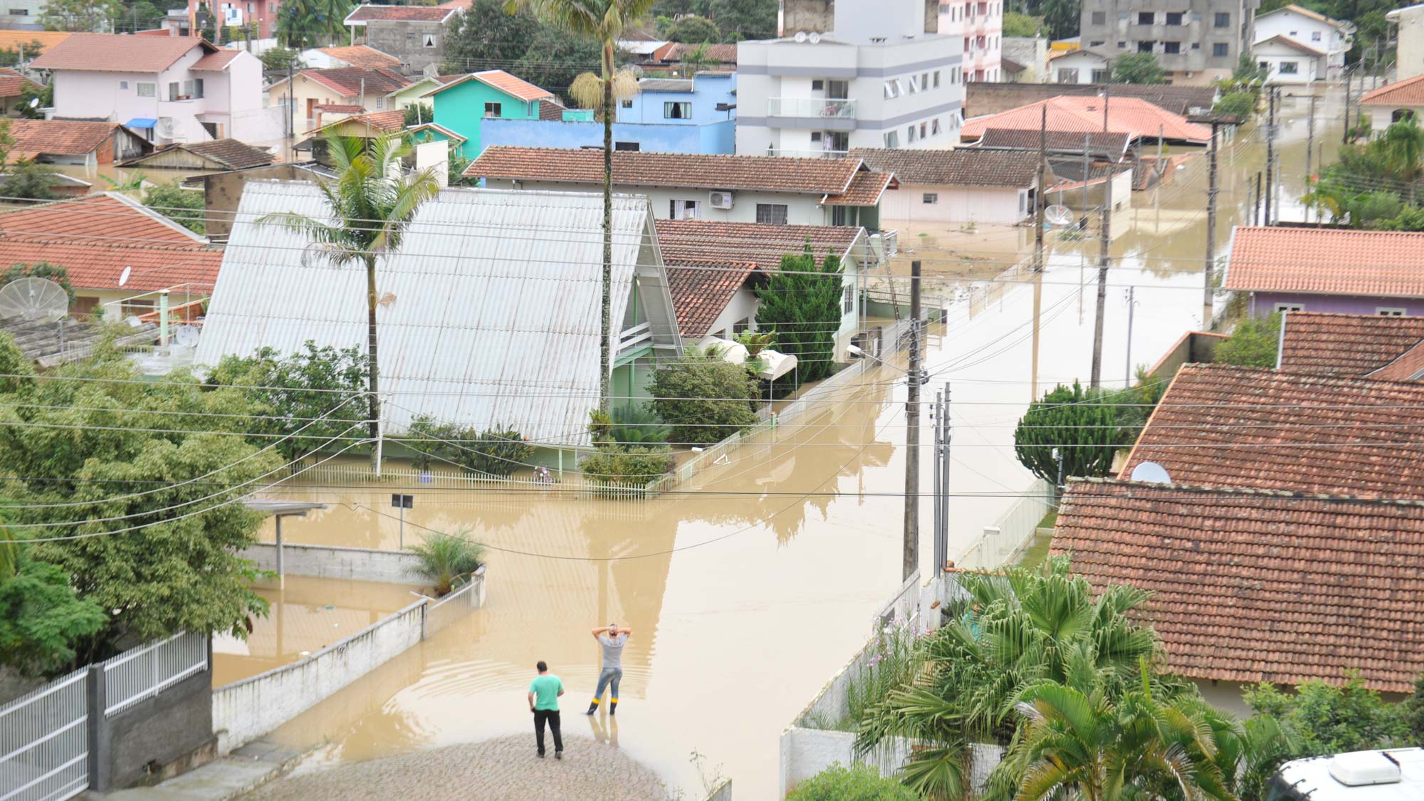 Rio do Sul registrou sete cheias entre outubro e novembro de 2023, maior sequência da história da cidade.